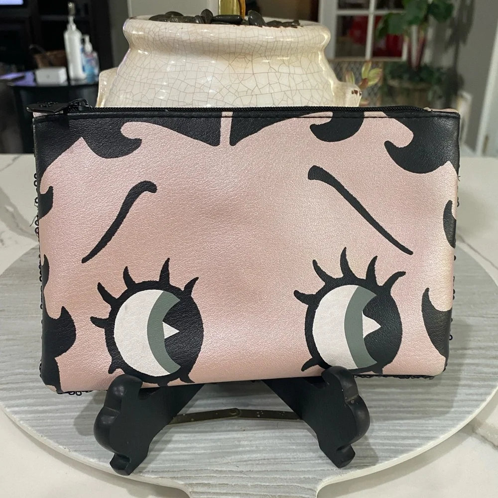 Betty Boop make up bag size 7.5x5